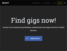 Tablet Screenshot of gigmit.com